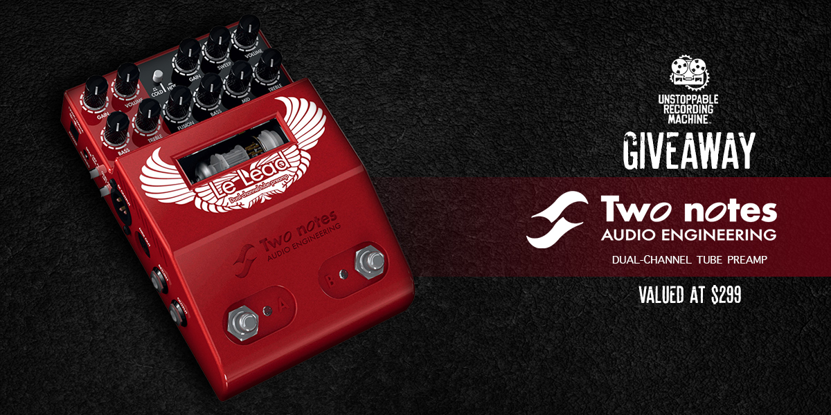 [GIVEAWAY] Win a Two Notes Le Lead Dual Channel Tube Preamp Pedal!