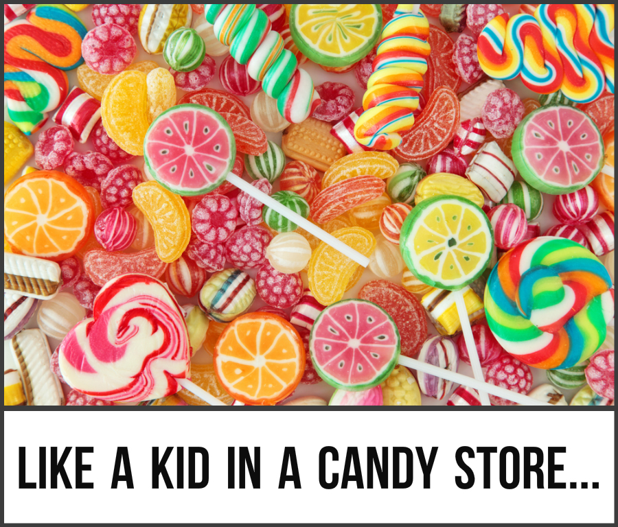 2 - Kid in a Candy Store