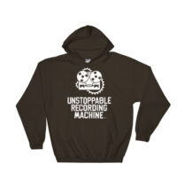 URM Hoodie, Full Logo - White