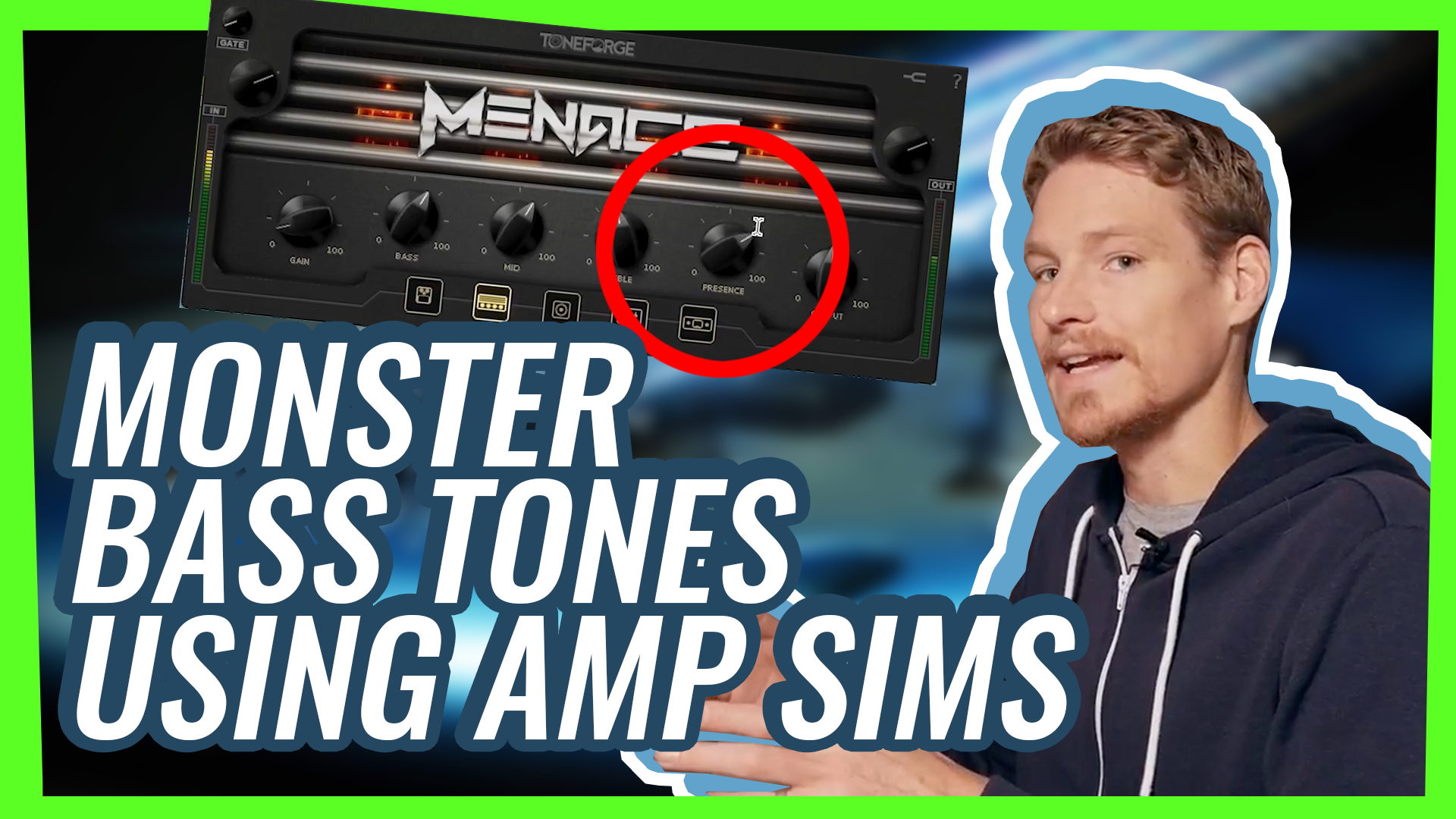 Dialing in huge metal bass tones using amp sims (w/ Forrester
